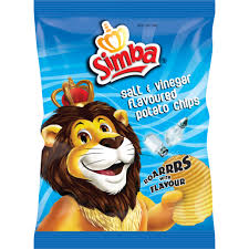 Simba Salt and Vinegar 125g BEST BEFORE