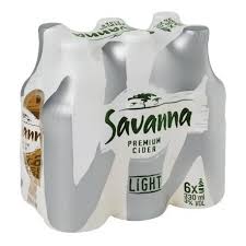 Savanna Light Premium Cider 1x6 Pack
