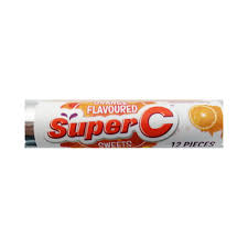 Super C  Orange Flavoured 12 Pieces