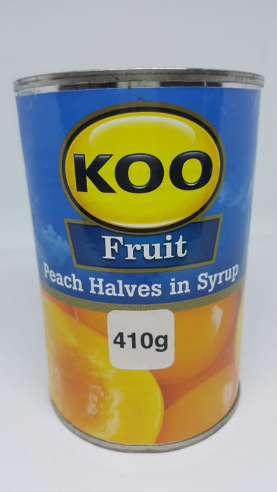 Koo Peach Halves in Syrup 410g