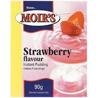 Moirs Pudding Strawberry 90g